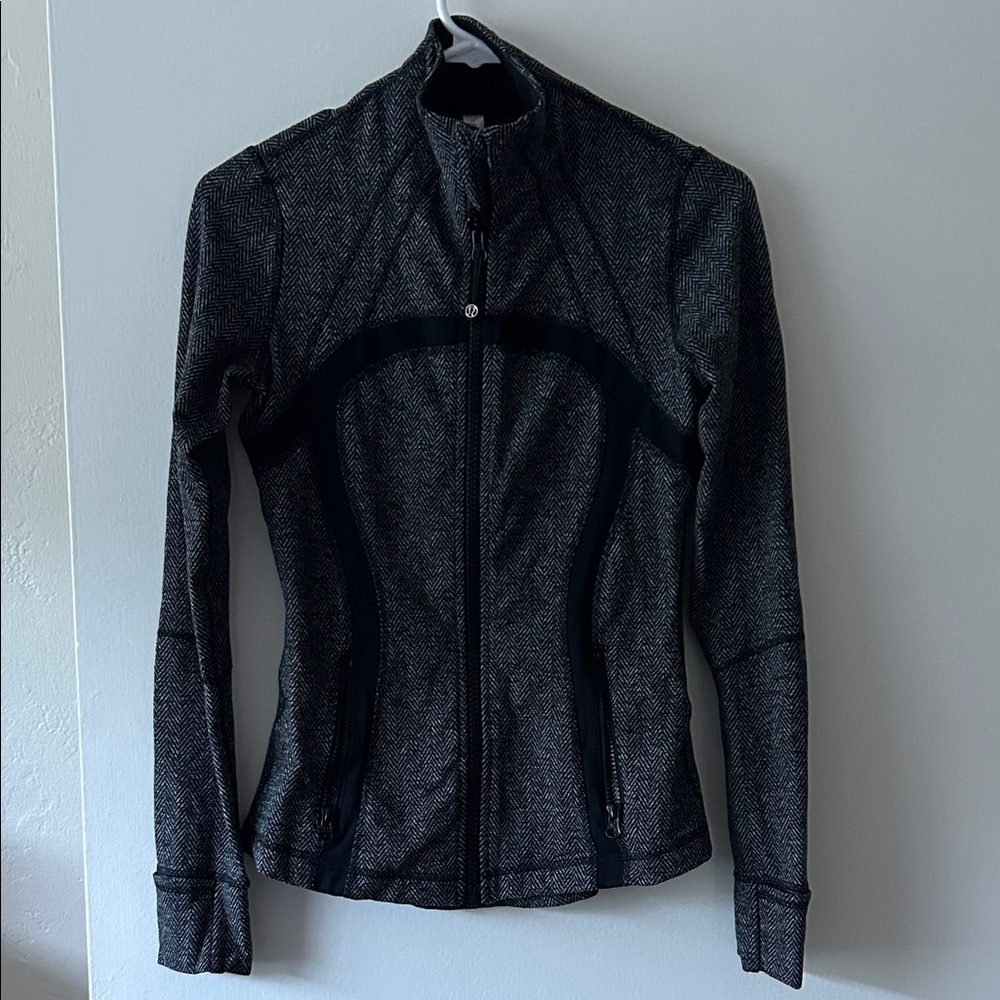Lululemon Athletica Black and Gray Utility Jacket